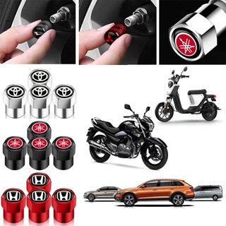 Bộ 4 cái nắp van bánh xe hơi / xe máy / xe hơi