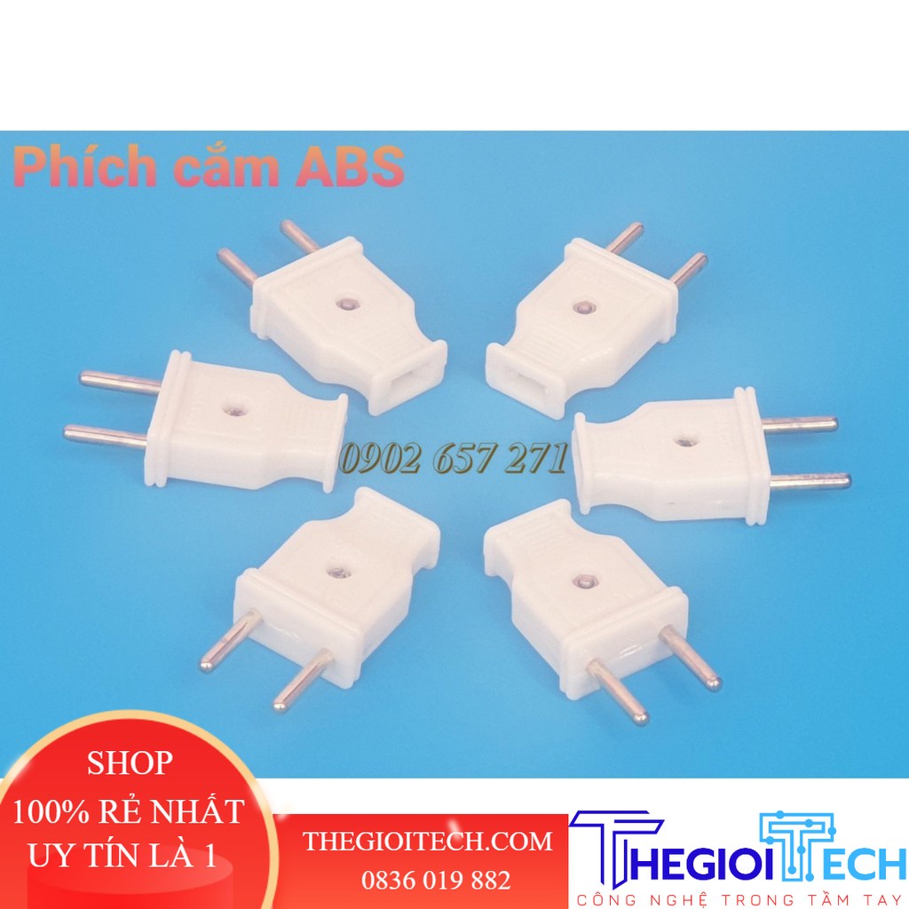 Phích cắm ABS - Phích Cắm Đực - Thương hiệu Lihhan COMBO 5Cái