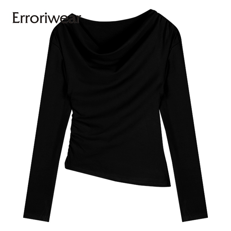 Áo Thun Lệch Vai Dáng Ôm Thời Trang Dành Cho Nữ 2023