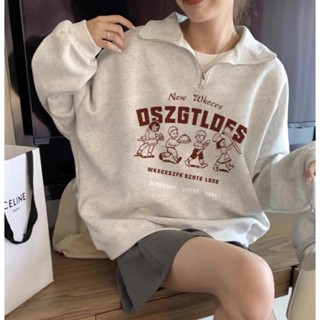 Áo polo nam nữ, áo polo nỉ thu đông chất nỉ 2 mặt dày đẹp có khoá kéo in hình dễ thươngg