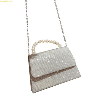 Ví cầm tay đính đá lấp lánh thời trang thanh lịch cho nữ