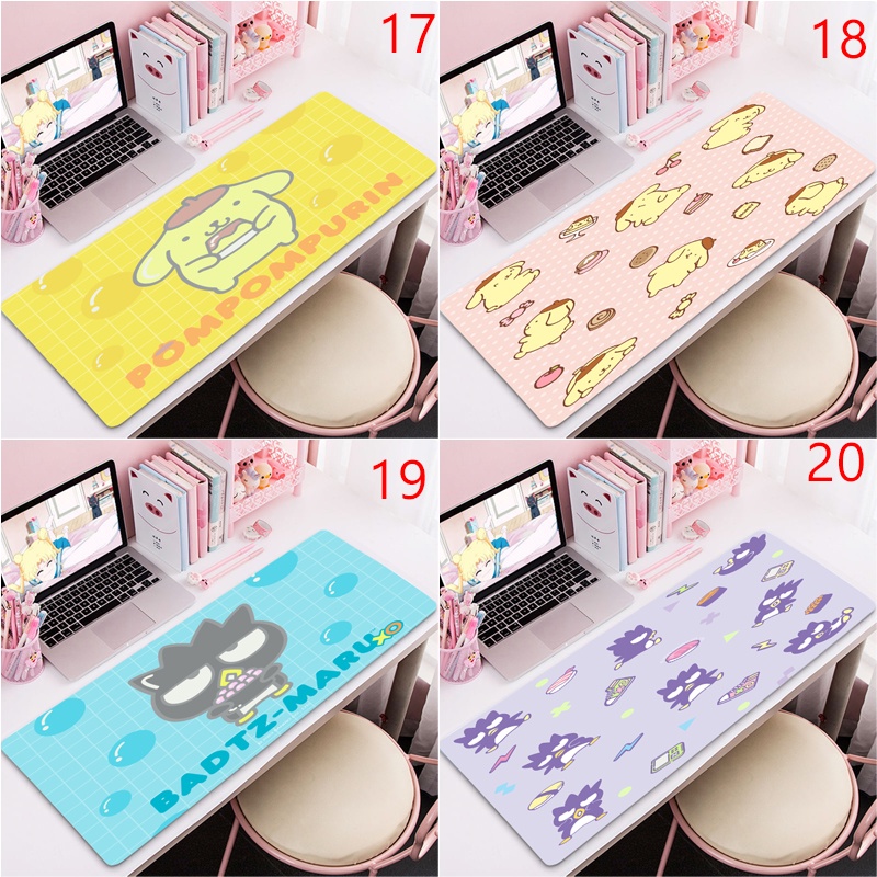 Dễ Thương Tấm Lót Chuột Và Bàn Phím Chống Trượt Hình sanrio hello kitty, kuromi ,Pompurin, keroppi