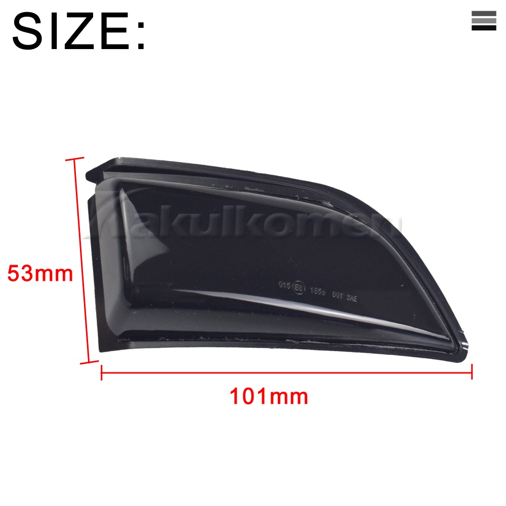 Oem Đồng Hồ Đeo Tay oem Thiết Kế Dễ Thương#31217288 Bộ 2 Đèn led Tín Hiệu Cho volvo xc60 2008-2013