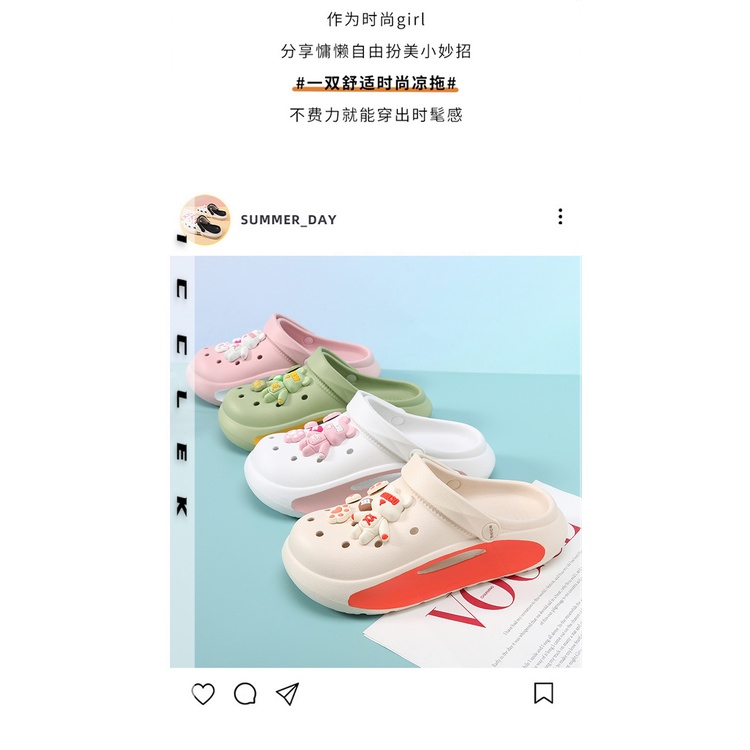 ICCLEK  dép sandal nữ giày sandal nữ dép đế cao đi biển  Đế chống trơn trượt Thoải mái Êm ái Thời trang FDL239162C37Z230915