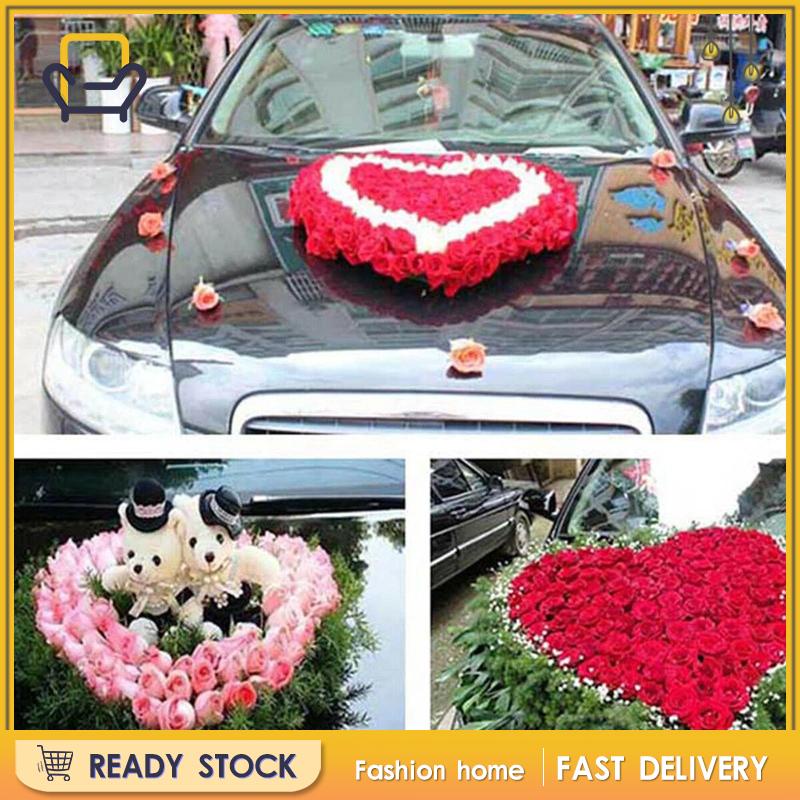 Khối Xốp Hình Trái Tim Màu Xanh Lá Cây Đế Xốp Cho Đám Cưới / Xe Hơi