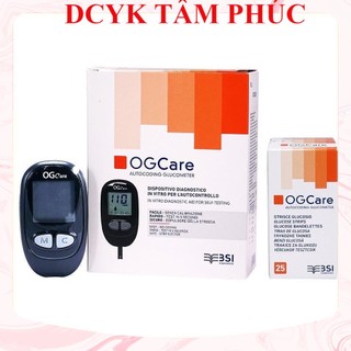    Máy Đo Đường Huyết Ogcare + TẶNG kèm 25 que thử AN TOÀN- DỄ SỬ DỤNG-ĐỘ BỀN CAO