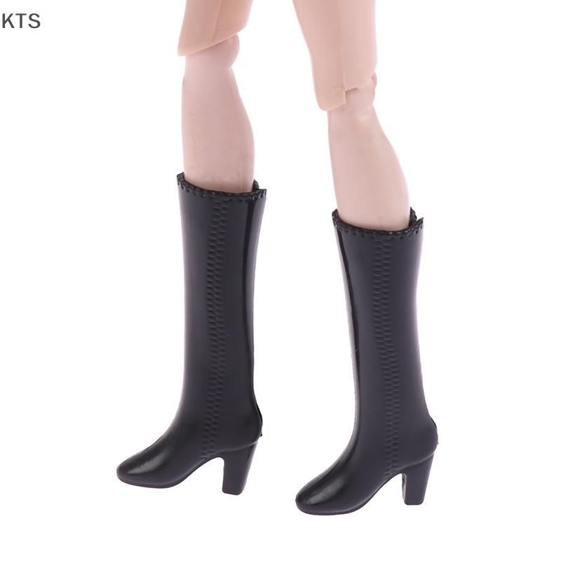 Kts Set 5 Đôi Giày Màu Trắng Đen Cho Búp Bê 30cm Tỉ Lệ 1 / 6