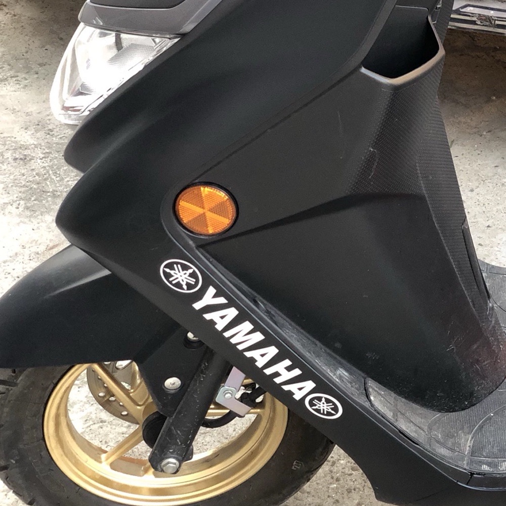 Miếng Dán logo yamaha Phản Quang Trang Trí Kính Chắn Gió Trước Thân Xe Mô Tô
