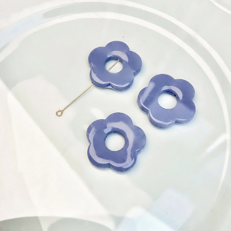 ✿ Vòng Cổ Choker Mặt Hoa acrylic Thời Trang