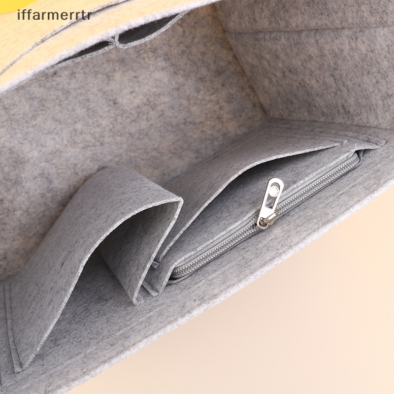 Túi Đựng Túi Xách mini Bằng Vải Nỉ Lót Bên Trong Tiện Dụng