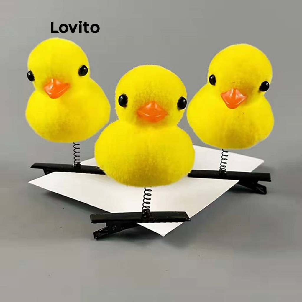 Lovito Kẹp Tóc Cơ Bản Đơn Giản Dễ Thương Cho Nữ LNA28007