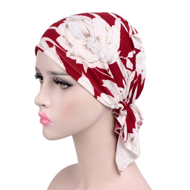 Mũ cotton Trùm Đầu Co Giãn Phong Cách Hồi Giáo wy1 Cho Nữ