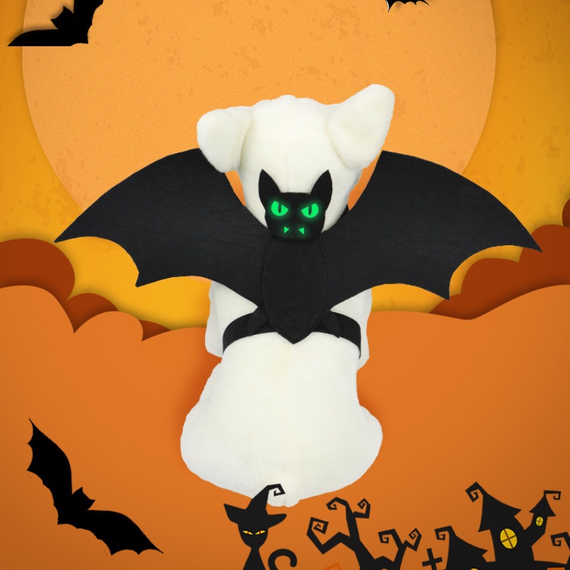 Bộ Đồ Hóa Trang Dơi Và Chó Mèo Phát Sáng Trong Đêm halloween