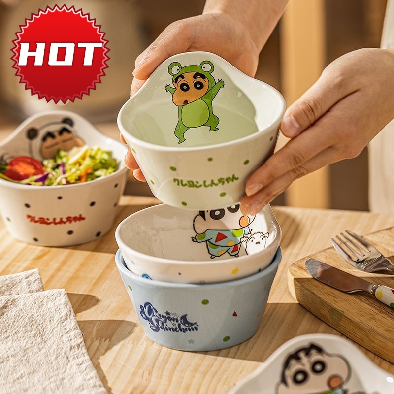 Tô Sứ Ăn Cơm / Trái Cây / Thức Ăn Nhẹ Nhàng Sáng Tạo Dễ Thương Cao Cấp Dobby2023