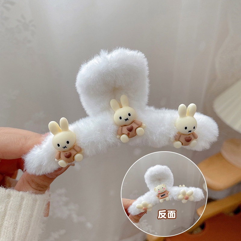Mới Kẹp Tóc Hình Nơ / Bông Hoa Hai Mặt Dễ Thương Thời Trang Cho Nữ