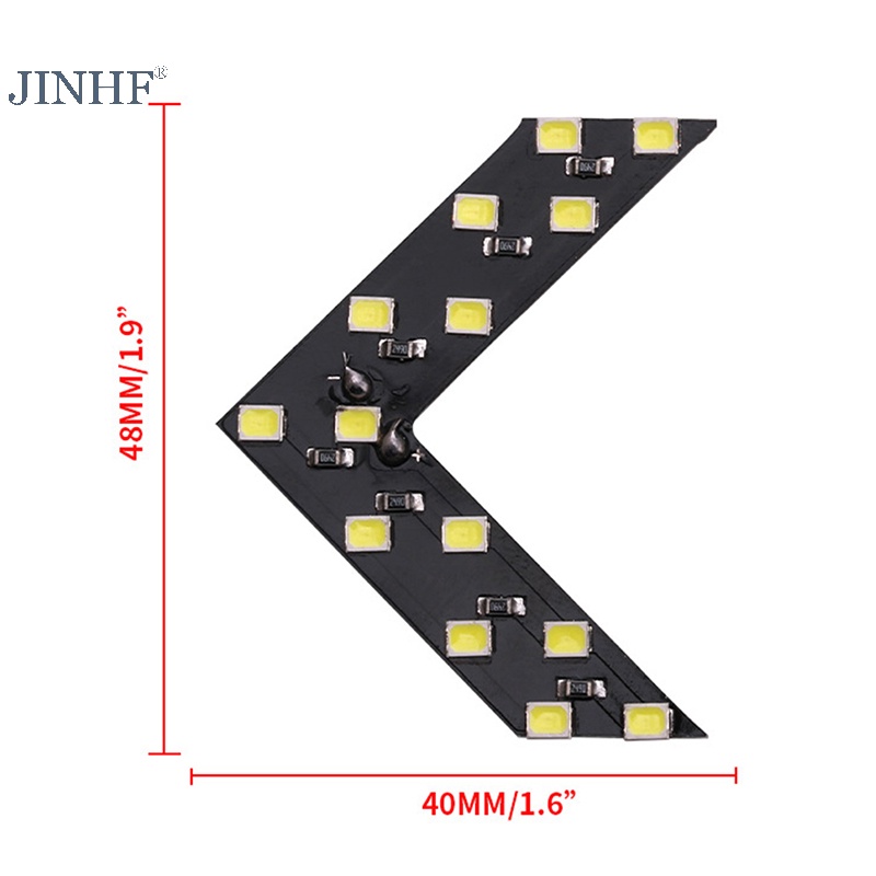 2 Đèn led Xi Nhan 14 smd Cho Gương Chiếu Hậu Xe Hơi
