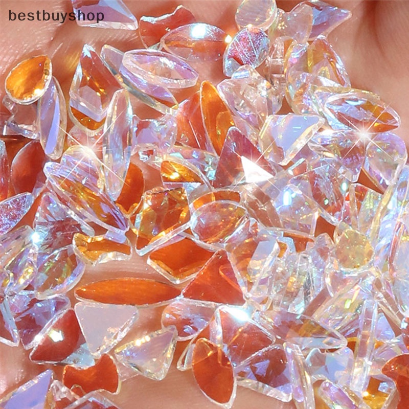 Set 100 Hạt Pha Lê Lấp Lánh Trang Trí Móng Tay Nghệ Thuật Mới