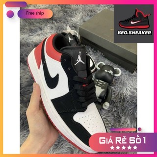 giày jordan đỏ cổ thấp hàng 1:1 chất lượng ( full box + freeship )
