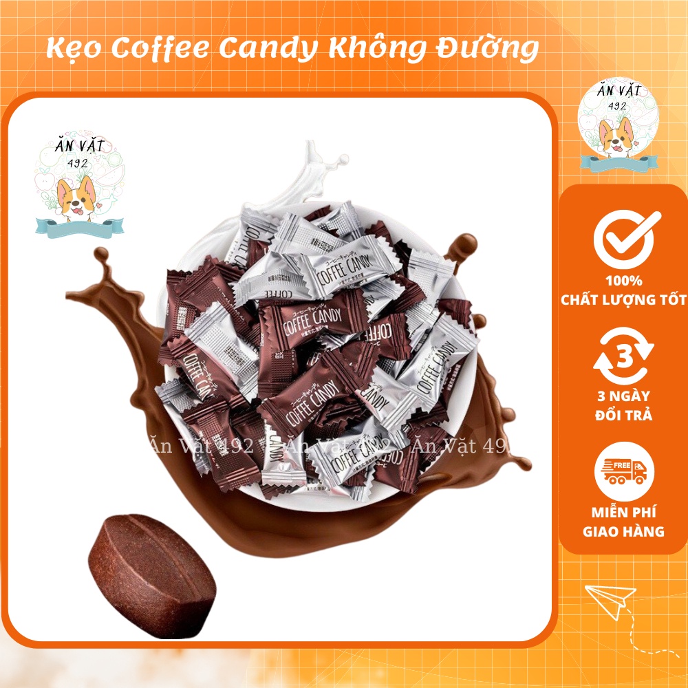 Kẹo Coffee Candy Viên Nén Không Đường Đài Loan 10 viên dùng thử - Ăn Vặt 492