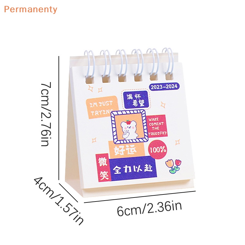 Lịch Để Bàn 2024 mini Kiểu Dáng Đơn Giản Dễ Thương