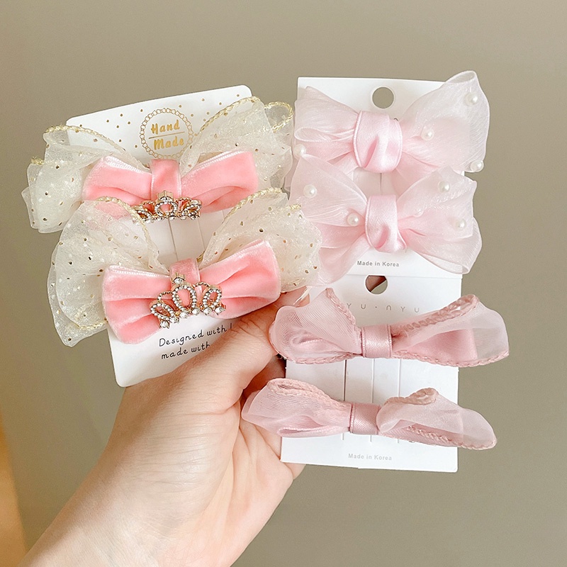 2 Vương Miện Công Chúa Thời Trang Cho Bé Gái