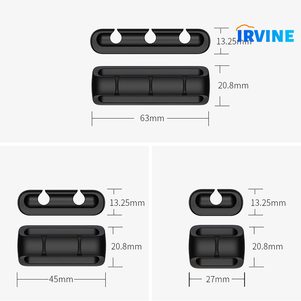Kẹp Dây Cáp silicone Đa Năng Thông Dụng Cho Văn Phòng