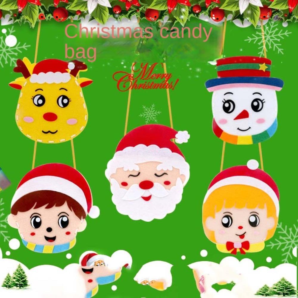 Túi Đựng Kẹo Hình Ông Già Noel Hoạt Hình Dễ Thương Cho Trẻ Em