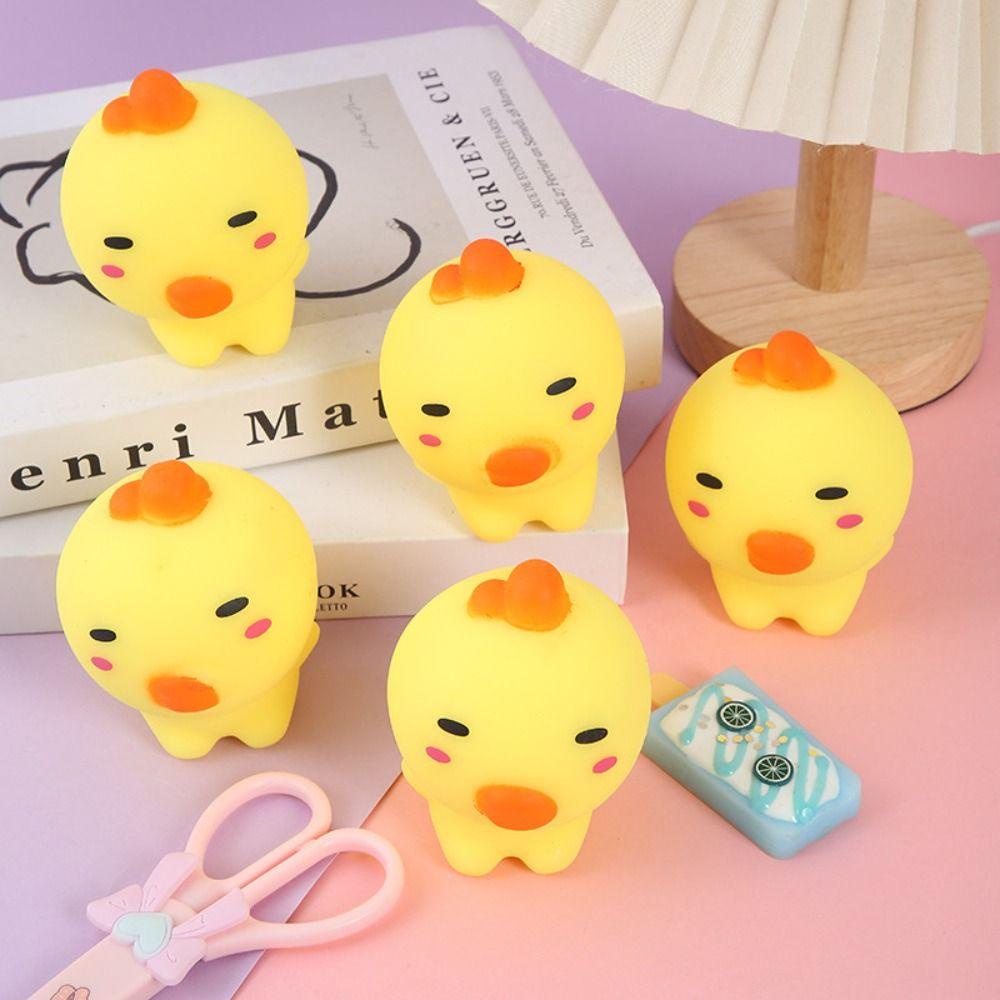 Đồ Chơi Nắn Bóp Đàn Hồi Giảm stress Hình Chú Vịt