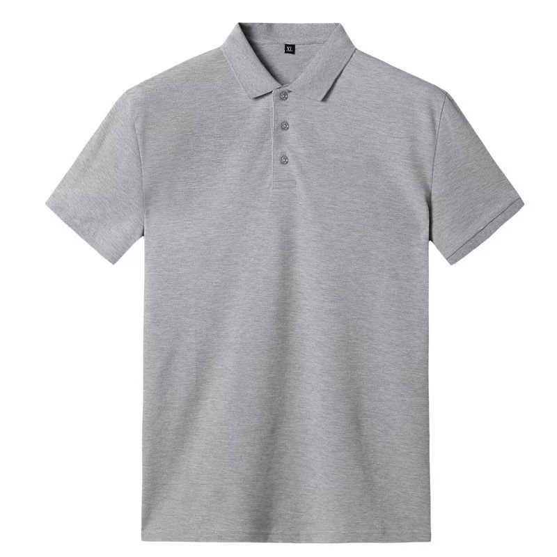 Áo sơ mi polo ngắn tay dáng rộng đơn giản cho nam m-8xl