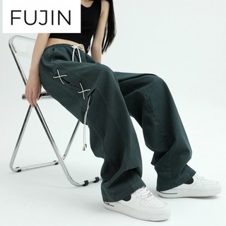 Fujin quần_ống_rộng quần túi hộp vintage workwear pants 2023 new style 071510