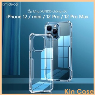 Ốp lưng xundd trong suốt iphone 13 pro max / 13 pro / 13 / iphone 12 pro max / 12 pro / 12