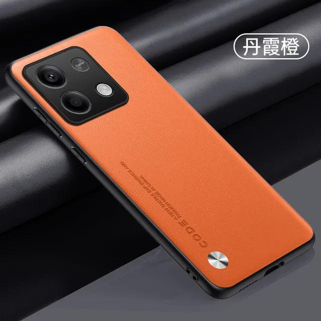 Ốp Điện Thoại Da pu Trơn Cho xiaomi redmi note 13 pro plus note13 pro note 13 pro +