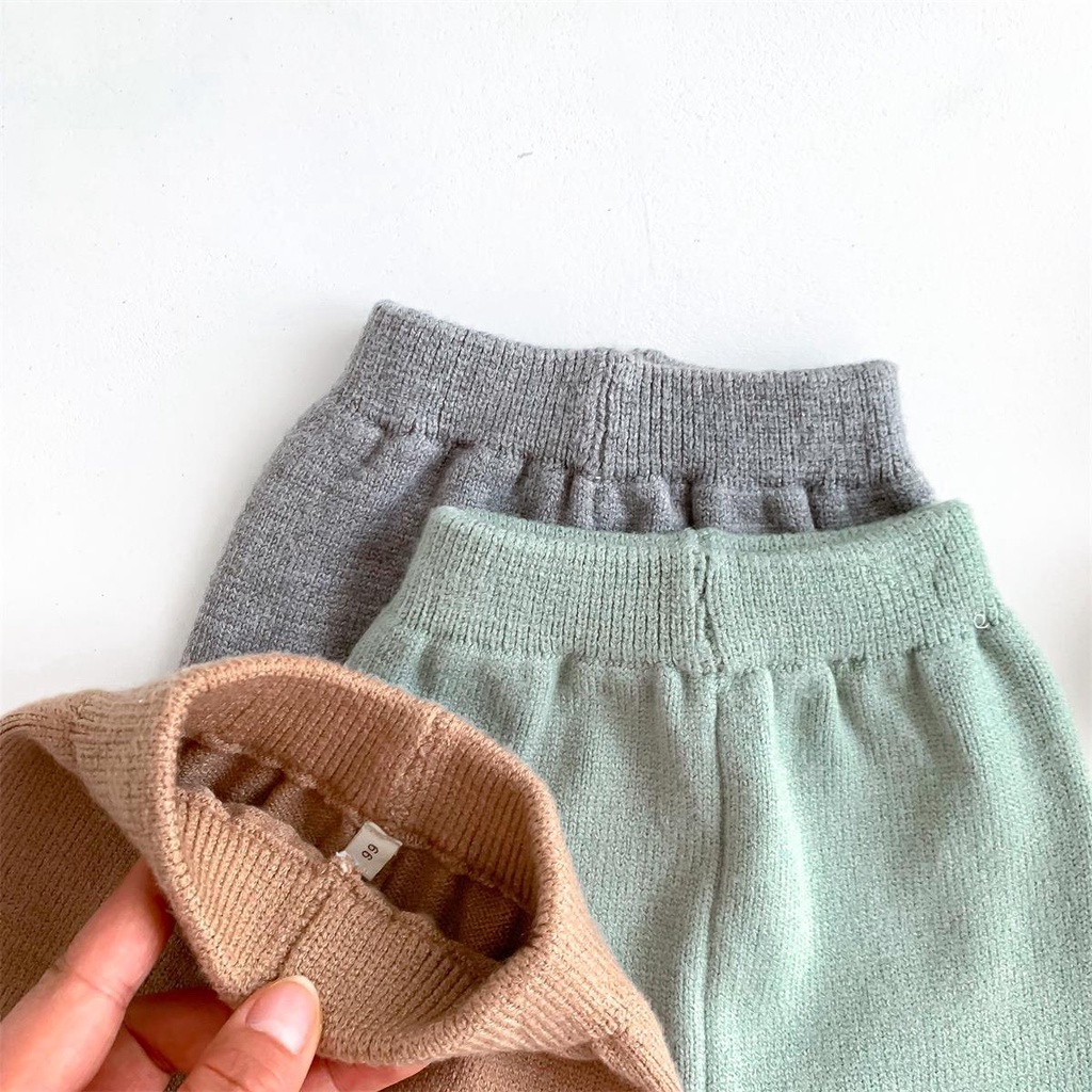 Set Áo Hoodie + Quần Dài Màu Sắc Đơn Giản Thời Trang Mùa Đông Cho Bé Sơ Sinh