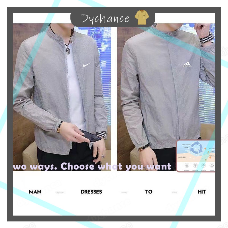 Áo Khoác Mỏng Nhẹ Chống Tia uv / Nắng / Tia uv Thời Trang Mùa Hè Cho Nam Size l-3xl upf50 +