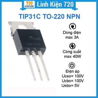 Ic tip31c to-220 3a/100v npn darlington transistor