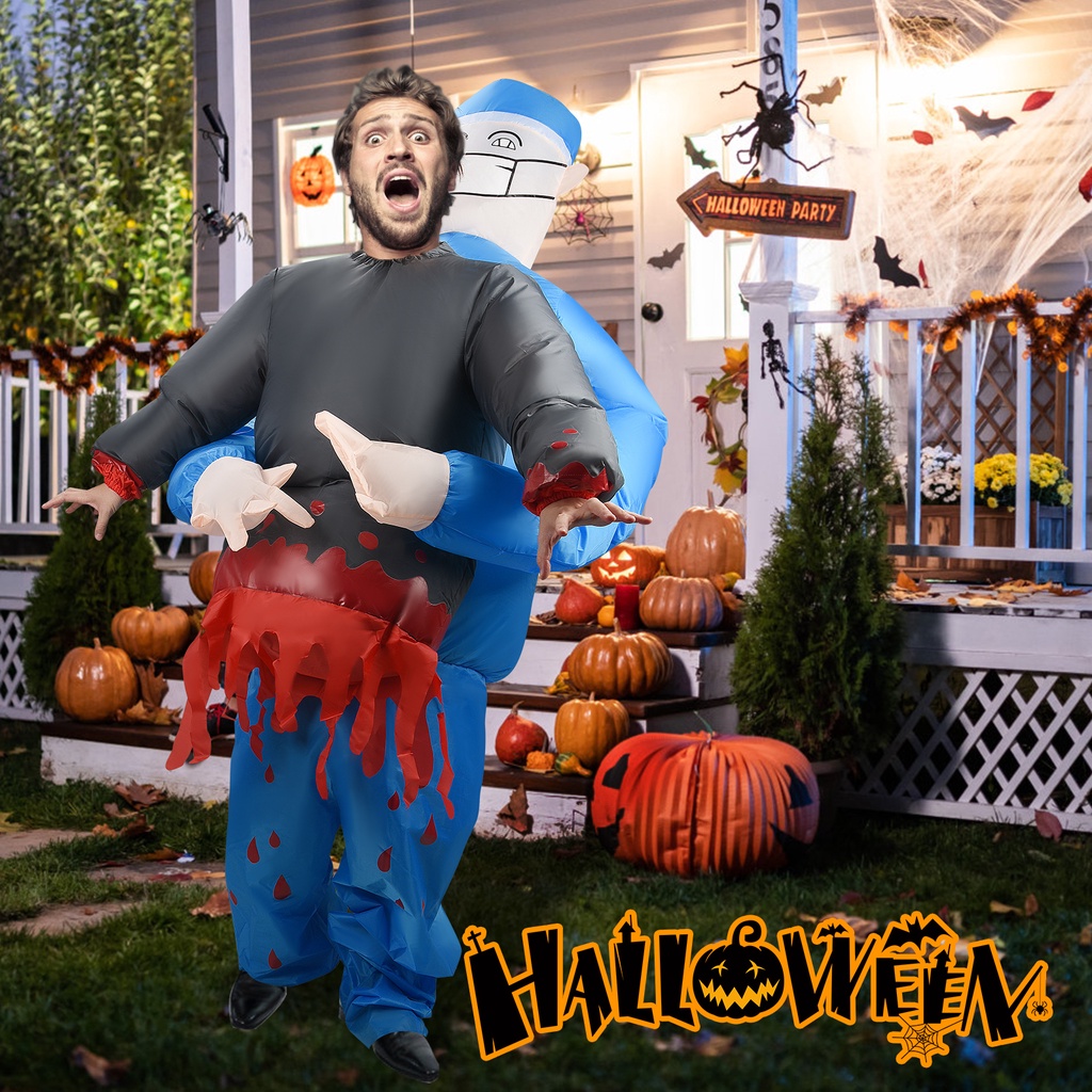Bộ Đồ Bơm Hơi Hóa Trang halloween Kinh Dị Cho Nam Và Nữ