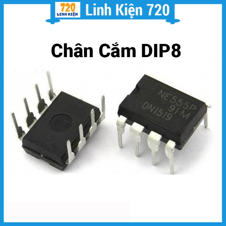 Combo 5 ic tạo xung NE555 DIP8