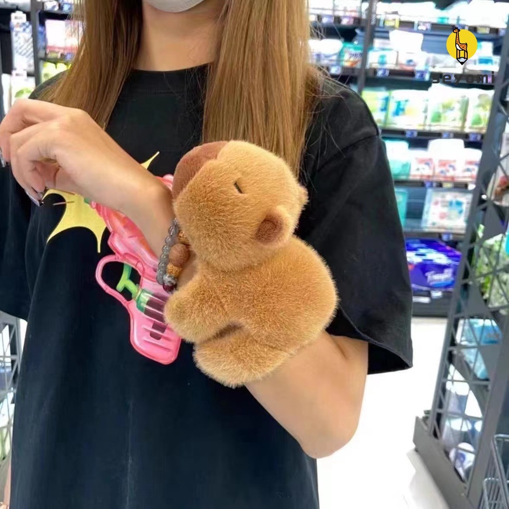 Capybara Vòng Đeo Tay Hình Thú Nhồi Bông Đáng Yêu Cho Bé
