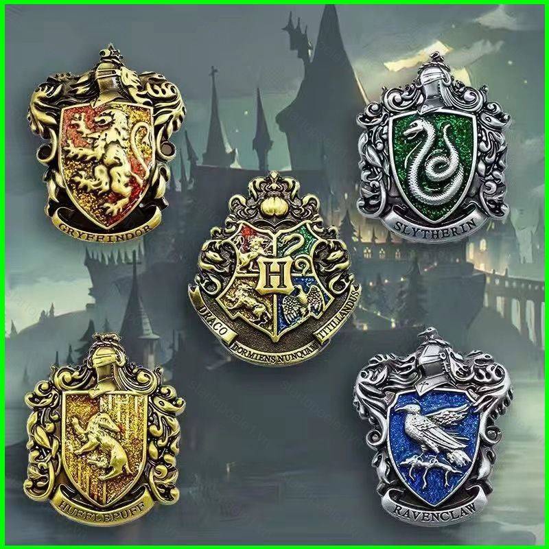 Huy Hiệu Kim Loại Từ Tính Hình harry potter gryffindor hogwarts slytherin hufflepuff Cá Tính