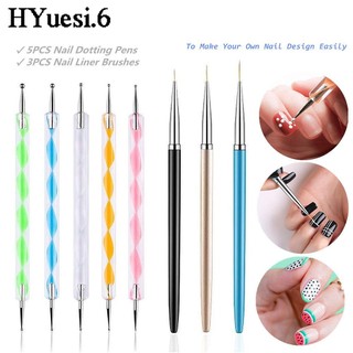 Set 3 / 5 cọ vẽ trang trí móng tay chuyên nghiệp