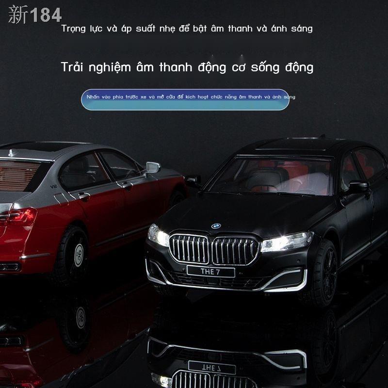 ☼ □❒1:24 BMW 7 Series hợp kim xe giả thật 760Li mô hình ô tô trang trí kinh doanh .
