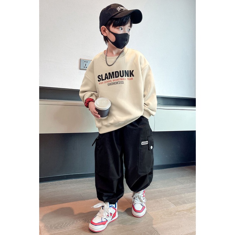 Áo Nỉ Dài Tay Phong Cách Hàn Quốc Năng Động Trẻ Trung Dành Cho Nam