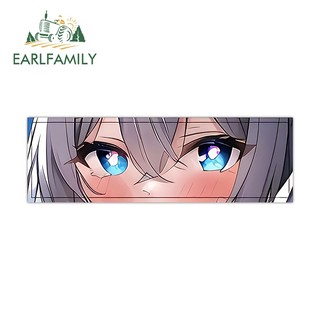  Earlfamily Đề Can vinyl Dán Xe Hơi   Xe Máy Hình Đôi Mắt anime 13cm Chống Thấm Nước Chống Trầy Xước 