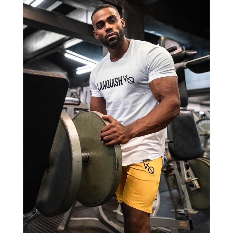 Mới Áo Thun Thể Thao Ngắn Tay Ôm Dáng Co Giãn Chất Lượng Dành Cho Nam