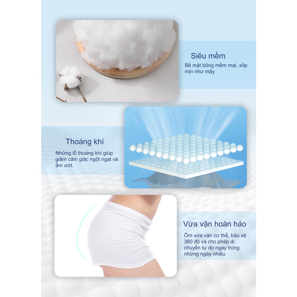 Combo 6 Gói Băng Vệ Sinh Aiwina Siêu Mềm Mỏng Cánh 24cm Ban Ngày Gói 8 Miếng