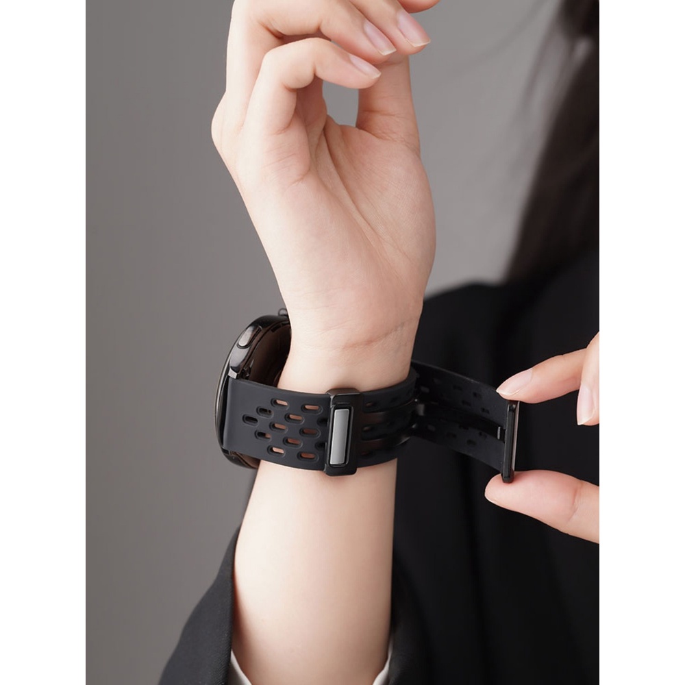 Dây đeo đồng hồ silicon phát hành nhanh 20mm 22mm cho samsung watch 3 41 45mm galaxy watch 42mm 46mm active 2 40mm 44mm