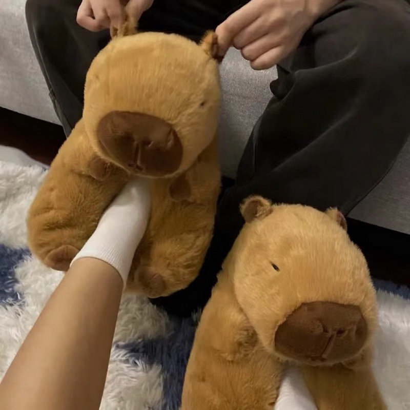 Capybara Dép Bông Đi Trong Nhà Hình Động Vật Dễ Thương
