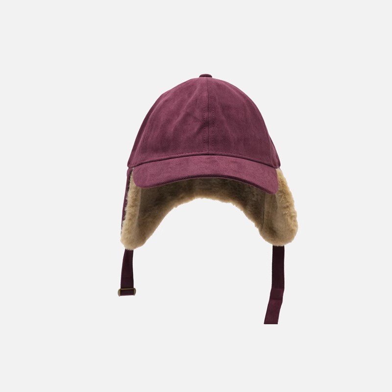 Mũ Lưỡi Trai Màu Trơn Đơn Giản Phong Cách Hàn Quốc Thời Trang Mùa Đông Chống Lạnh