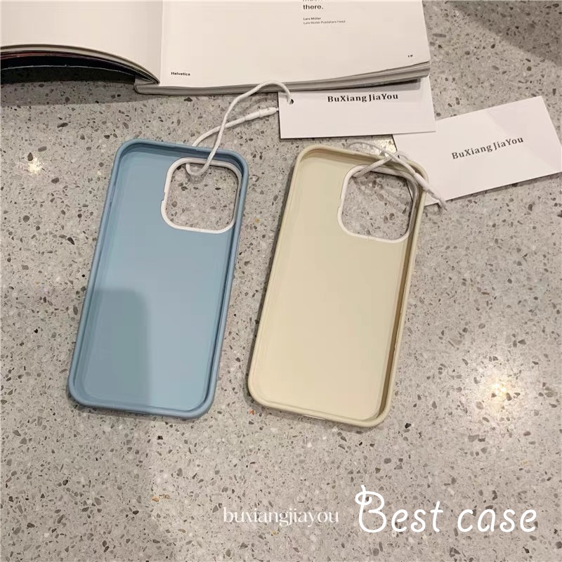 Ốp Điện Thoại Mềm Màu Trơn Đơn Giản Cho iphone 11 12 13 14 15 pro max
