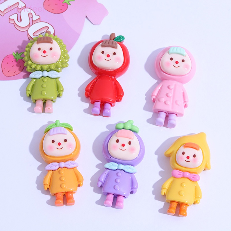 Set 5 Quả Dâu / Cam Bằng Nhựa Dùng Để Trang Trí Nhà Búp Bê Mới